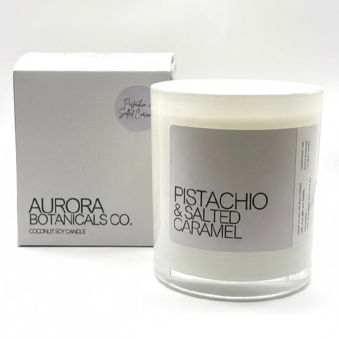 Pistachio & Salted Caramel 400g Candle