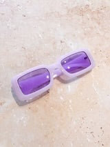 Margot Rectangular Sunglasses Lilac