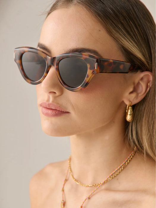 L&S Mielli Cat Eye Sunglasses in Tort