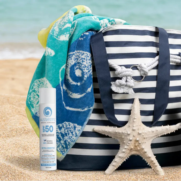 Extra Sensitive SPF 50+ Organic Mineral Zinc Sunscreen- Fragrance Free