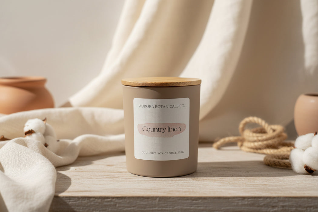 Country Linen Candle - Autumn Edition